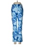 J. McLaughlin Print Blue Active Pants Size 4 - photo 1