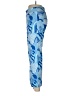 J. McLaughlin Print Blue Active Pants Size 4 - photo 5