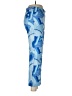 J. McLaughlin Print Blue Active Pants Size 4 - photo 4