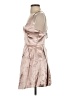 Mustard Seed 100% Polyester Metallic Tan Cocktail Dress Size XS - photo 5