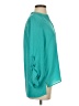 a.n.a. A New Approach 100% Polyester Teal Long Sleeve Blouse Size S - photo 4