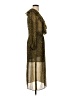 Topshop 100% Polyester Animal Print Gold Cocktail Dress Size 2 - photo 4
