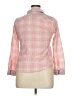 Sandra Ingrish 100% Cotton Plaid Pink Long Sleeve Button-Down Shirt Size XL (petite) - photo 2