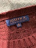 Joseph A. 100% Acrylic Solid Burgundy Pullover Sweater Size M - photo 7