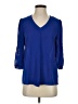Brixon Ivy 100% Polyester Blue 3/4 Sleeve Blouse Size XS - photo 1