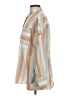 BDG Stripes Tan Long Sleeve Button-Down Shirt Size XS - photo 5