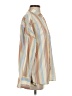 BDG Stripes Tan Long Sleeve Button-Down Shirt Size XS - photo 4
