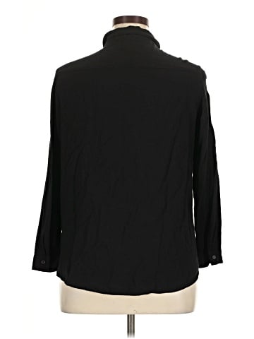 Divided by H&M Long Sleeve Button-Down Shirt (view 2)