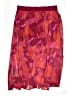 Torrid 100% Polyester Print Burgundy Pink Casual Skirt Size 1X Plus (1) - photo 2