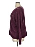 Unbranded 100% Polyester Hearts Burgundy Purple Pullover Sweater Size XL - photo 5