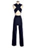 Lulus Solid Blue Jumpsuit Size S - photo 2