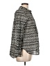 H&M Chevron-herringbone Black Long Sleeve Button-Down Shirt Size 10 - photo 4