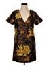 Missguided 100% Polyester Paisley Brown Casual Dress Size 4 - photo 1