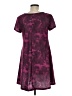 Just Be... Tie-dye Purple Casual Dress Size M - photo 2