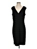Studio Solid Black Cocktail Dress Size 12 - photo 1