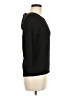 Eccoci Black Silk Pullover Sweater Size M - photo 4