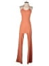 Lovers + Friends Solid Orange Jumpsuit Size S - photo 1