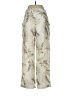 Mystree 100% Polyester Tropical Ivory Casual Pants Size M - photo 2