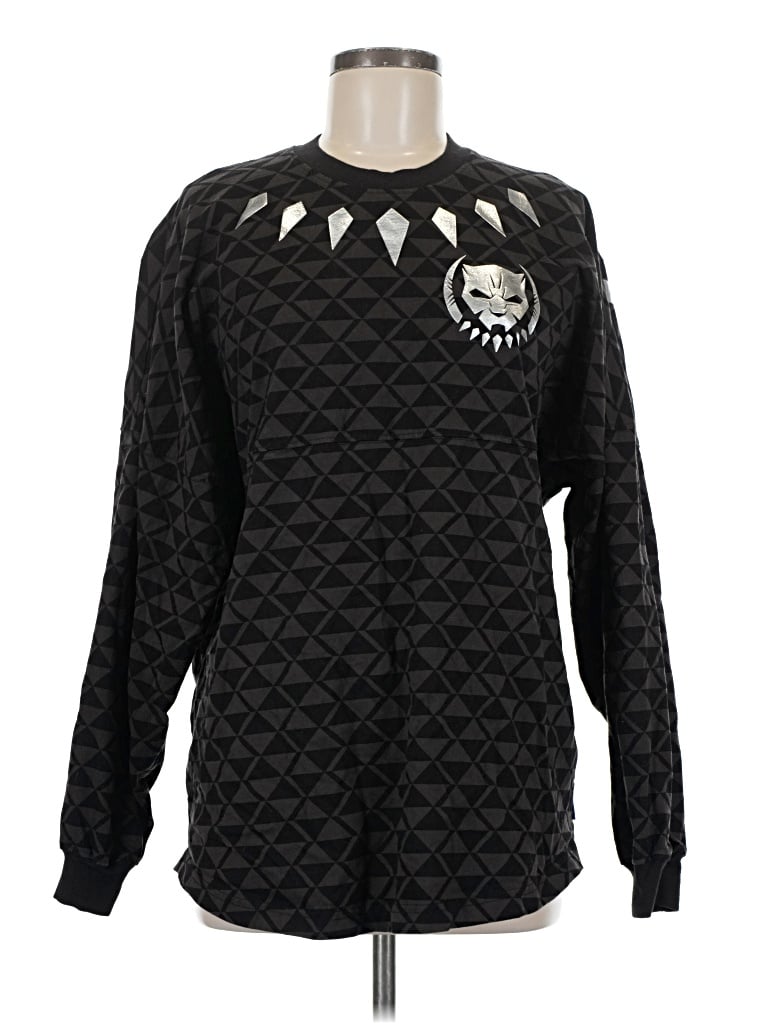 Pre-owned Marvel Pullover Sweater In Black