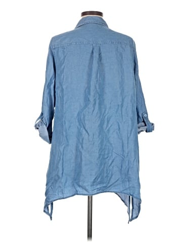 Zac & Rachel 3/4 Sleeve Button-Down Shirt (view 2)