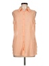 Attention 100% Polyester Orange Sleeveless Blouse Size L - photo 1