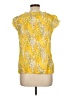 Old Navy Yellow Short Sleeve Blouse Size L - photo 2