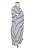 BTFBM Stripes White Casual Dress Size XL - photo 4