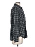 Merona 100% Cotton Plaid Gray Long Sleeve Button-Down Shirt Size L - photo 4