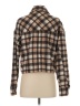 LA Hearts 100% Polyester Plaid Brown Long Sleeve Blouse Size XS - photo 2