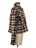 LA Hearts 100% Polyester Plaid Brown Long Sleeve Blouse Size XS - photo 4
