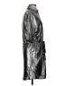 BCBGMAXAZRIA 100% Polyester Metallic Silver Cocktail Dress Size XS - photo 4