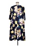 Roaman's Floral Blue Casual Dress Size 14 (M) - photo 2