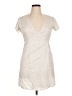 Primark 100% Viscose Metallic Ivory Cocktail Dress Size M - photo 1