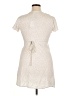 Primark 100% Viscose Metallic Ivory Cocktail Dress Size M - photo 2