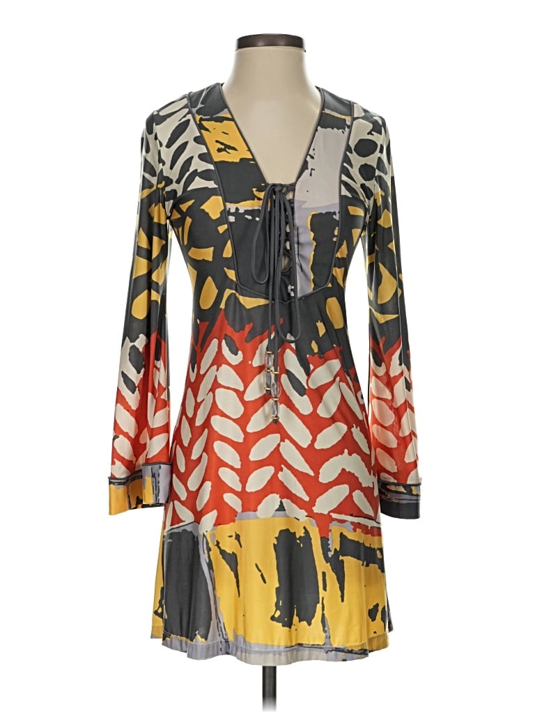 Pre-owned Analili Casual Dress In Yellow