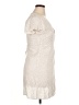 Primark 100% Viscose Metallic Ivory Cocktail Dress Size M - photo 4