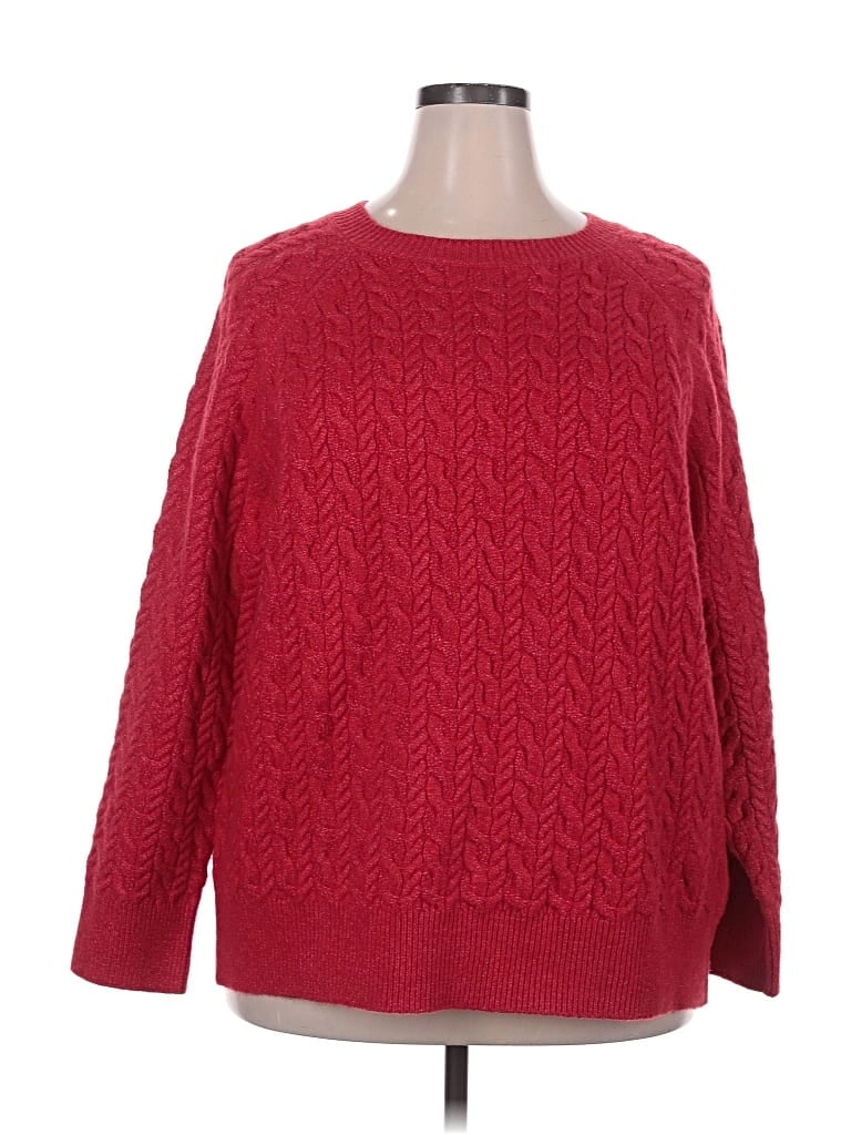 Pre-owned On 34th Pullover Sweater In Red