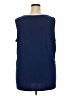 Nikki Poulos Blue Sleeveless T-Shirt Size 3X - photo 2