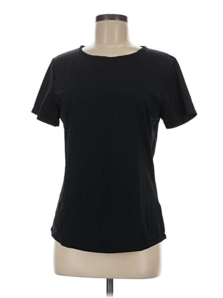 Pre-owned Zyia Active Short Sleeve T-shirt In Black