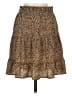 Potter's Pot 100% Polyester Animal Print Brown Casual Skirt Size S - photo 1