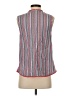 Solitaire Red Sleeveless Blouse Size S - photo 2