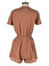 Some Days Lovin Solid Brown Romper Size S - photo 2