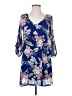 Lulus 100% Polyester Floral Blue Casual Dress Size XS - photo 1