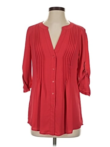 BCBGMAXAZRIA 3/4 Sleeve Blouse (view 1)