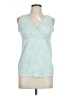 Merona Teal Sleeveless Blouse Size L - photo 1