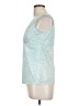 Merona Teal Sleeveless Blouse Size L - photo 5