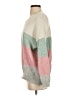 Debut Color Block Pink Pullover Sweater Size S - photo 5