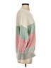Debut Color Block Pink Pullover Sweater Size S - photo 4