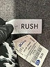 Rush 100% Polyester Print Black Cocktail Dress Size L - photo 7