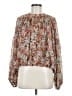 Fate 100% Polyester Brown Long Sleeve Blouse Size M - photo 1